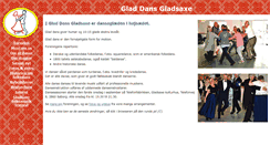 Desktop Screenshot of gladdans.dk