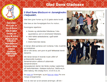 Tablet Screenshot of gladdans.dk